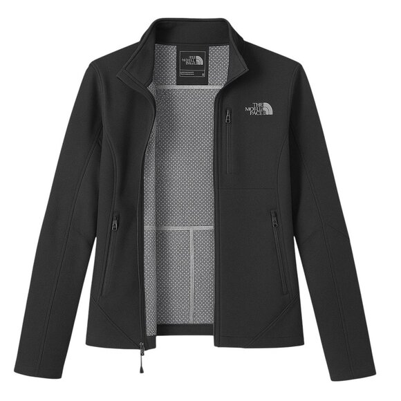 THE NORTH FACE Men’s Black Softshell Jacket with Checkered Lining - Size Small - Picture 2 of 4
